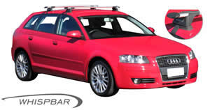 Audi A3 roof rack Yakima Whispbar